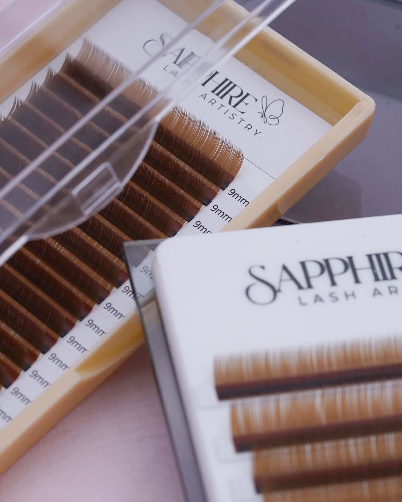 Light Brown Lash Trays - NEW!